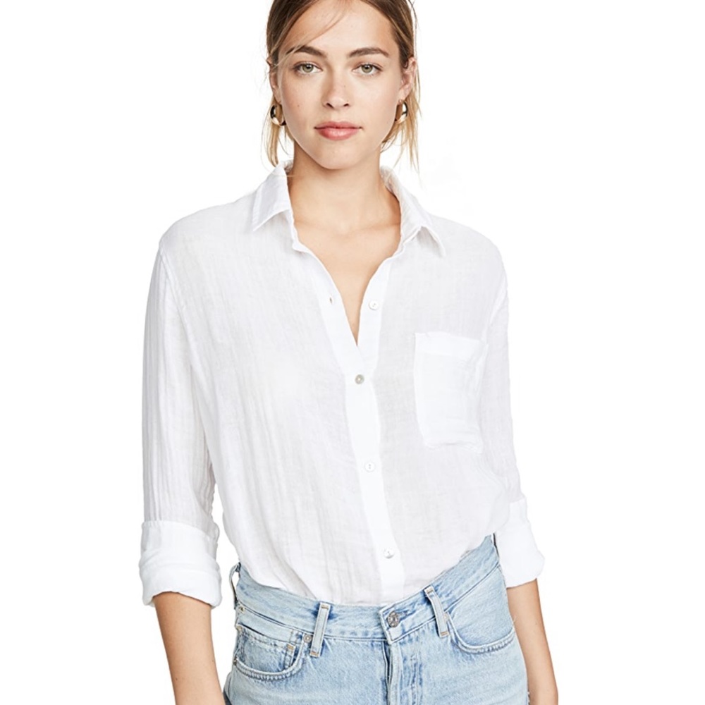 RAILS Cotton Button Down Top